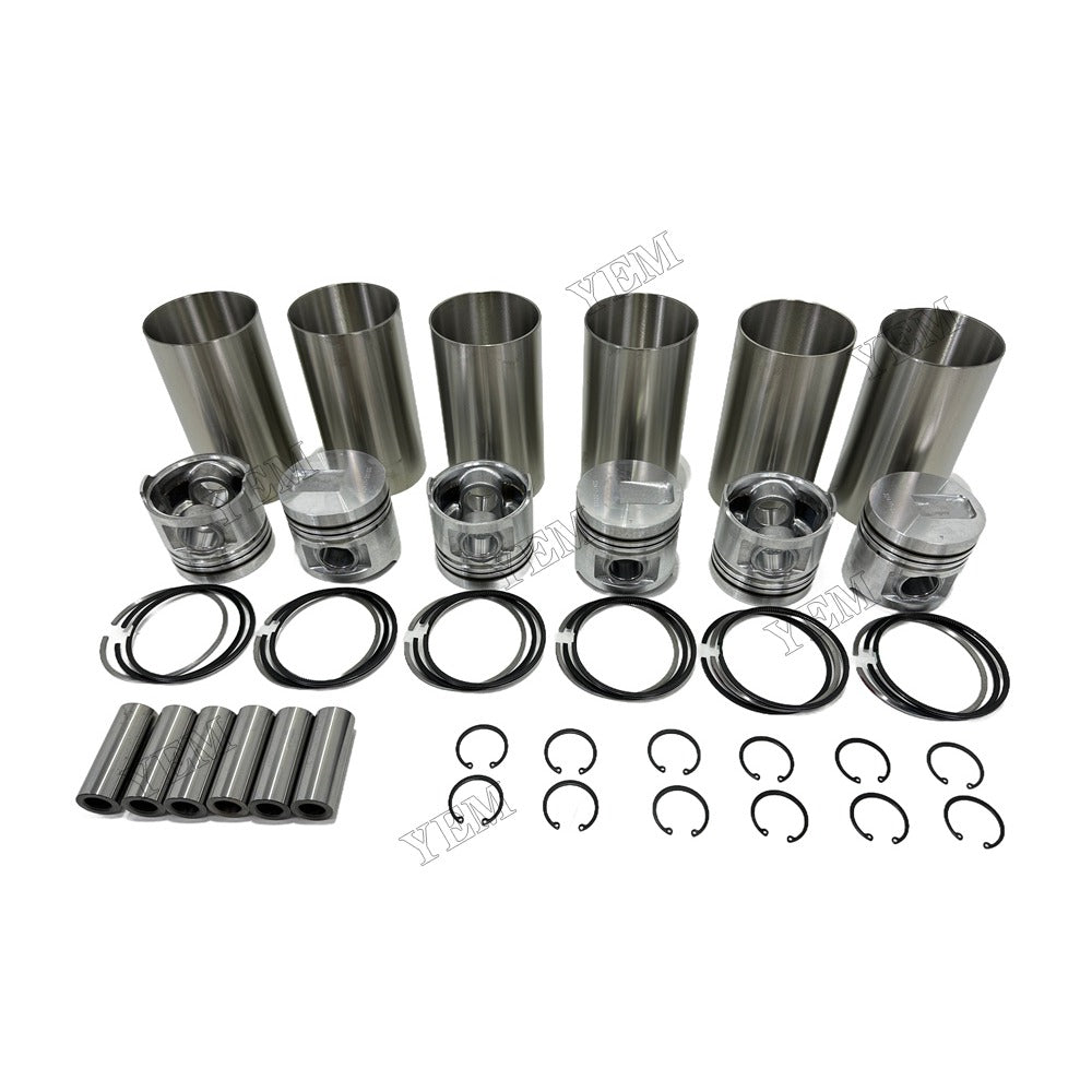 Cylinder Liner Kit Piston With Ring Bush For Mitsubishi S6S Engine Foe Mitsubishi