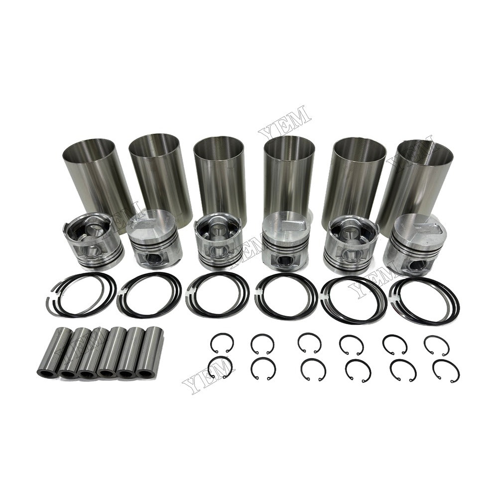 Cylinder Liner Kit Piston With Ring Bush For Mitsubishi S6S Engine Foe Mitsubishi