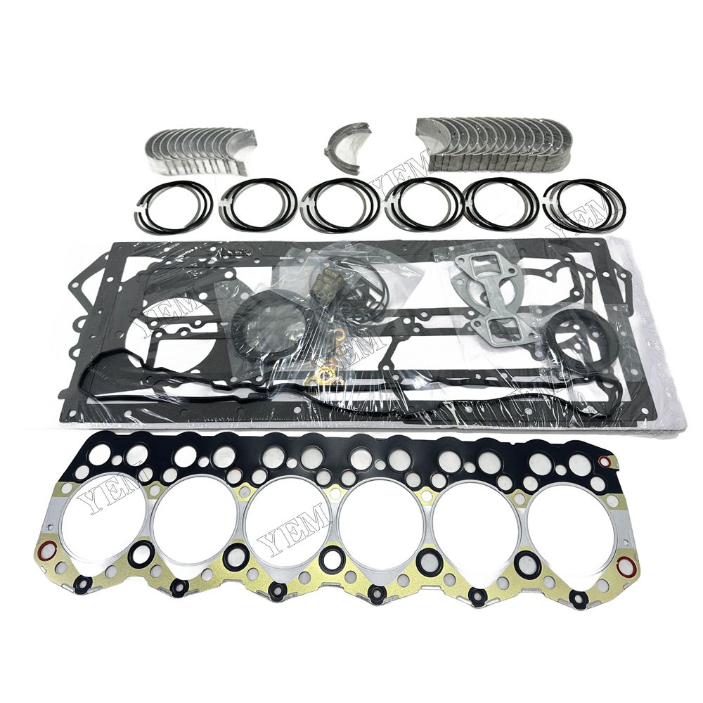 S6S Piston ring set Gasket kit Crankshaft and Rod Bearings Set For Mitsubishi