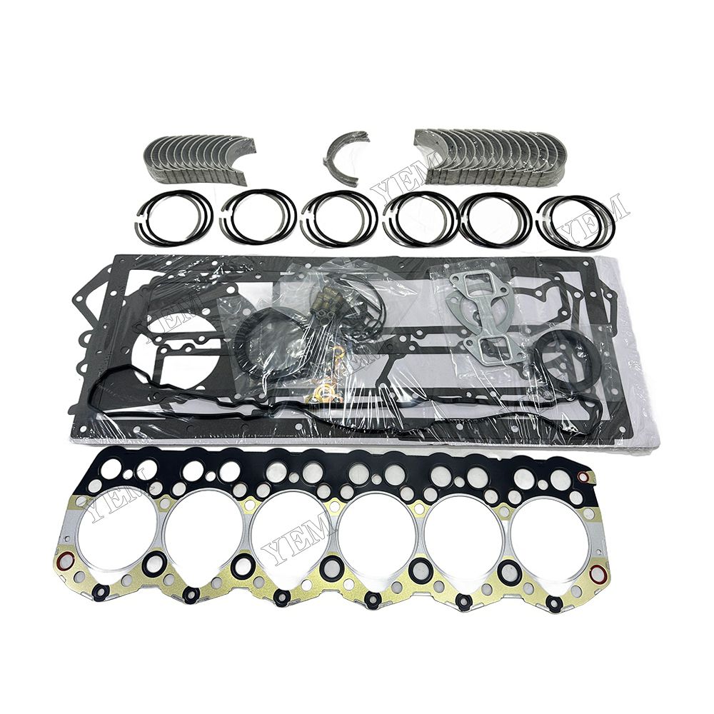 S6S Piston ring set Gasket kit Crankshaft and Rod Bearings Set For Mitsubishi Foe Mitsubishi