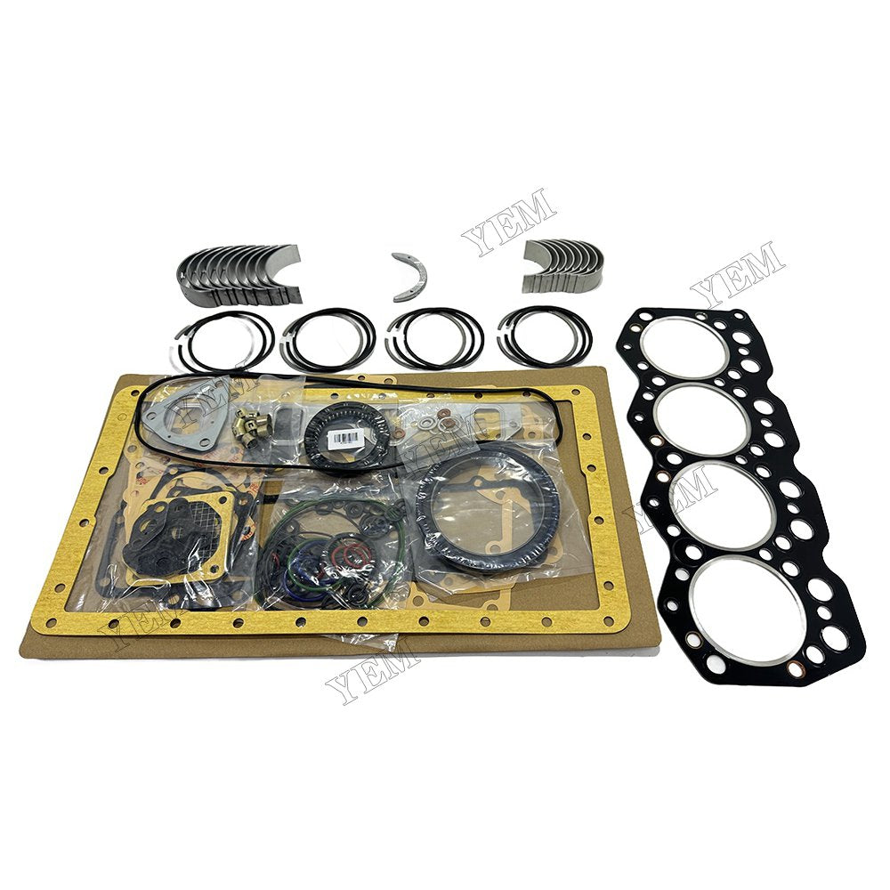 Piston ring set Gasket kit Crankshaft and Rod Bearings Set For Mitsubishi S4K Engine Foe Mitsubishi