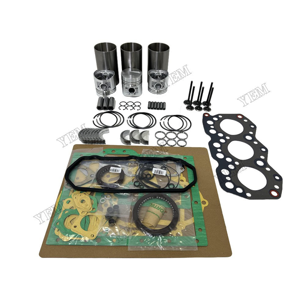 Overhaul Rebuild Kit Gasket Main and Connecting rod bearings Valve Kit For Mitsubishi S3E Engine