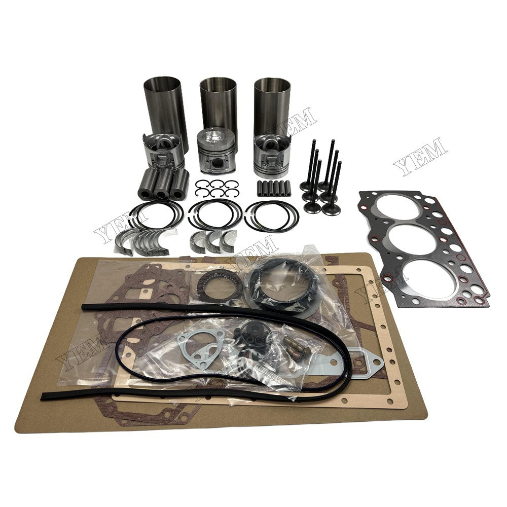 Engine Overhaul Kit Main And Rod bearings Gasket Set Valve Guide For Komatsu 3D95 Engine