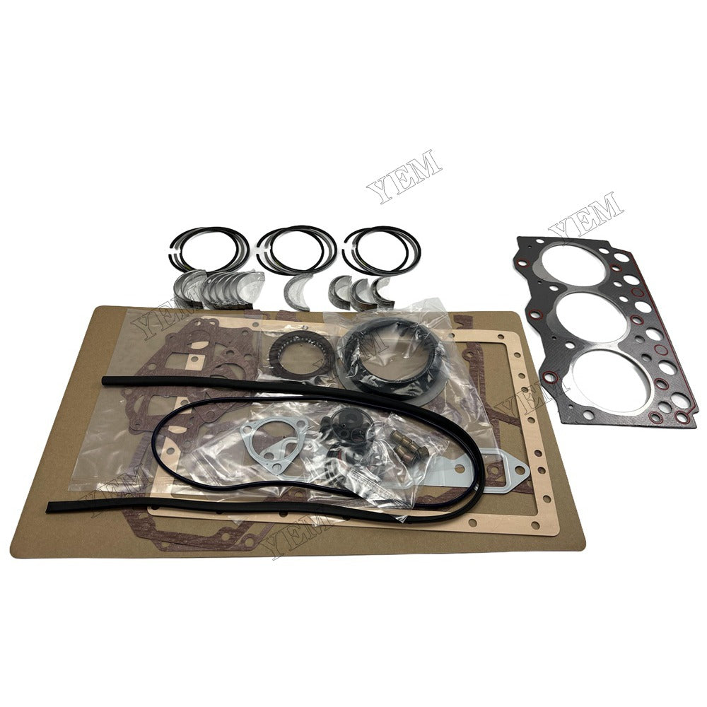 Piston ring set Gasket kit Crankshaft and Rod Bearings Set For Komatsu TK395 Engine