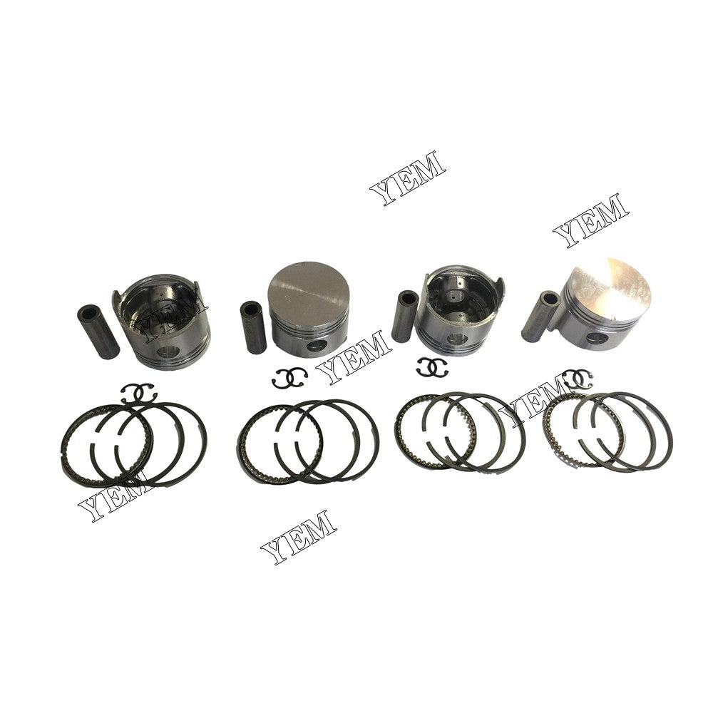 TOYOTA 4P PISTON SET WITH PISTON RINGS For Toyota