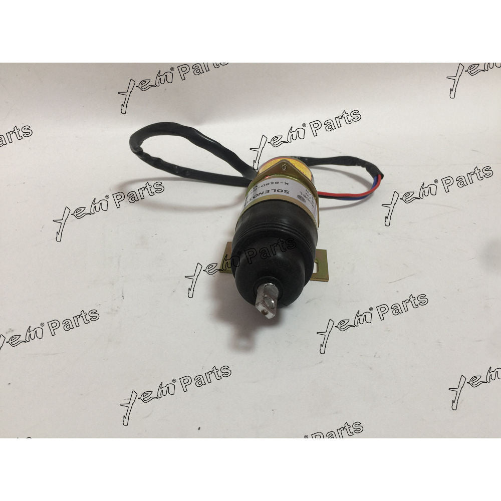 X-8180-0520 FUEL SHUT OFF STOP SOLENOID 24V FOR EXCAVATOR ENGINE PARTS For Other