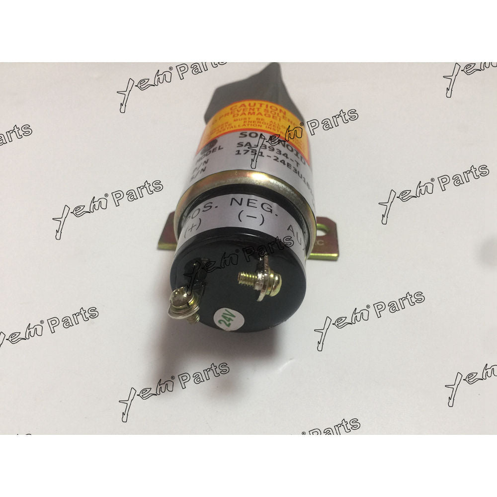 SA-3934-T FUEL STOP SOLENOID 1751-24E3U1B1SI 24V FOR EXCAVATOR ENGINE PARTS For Other