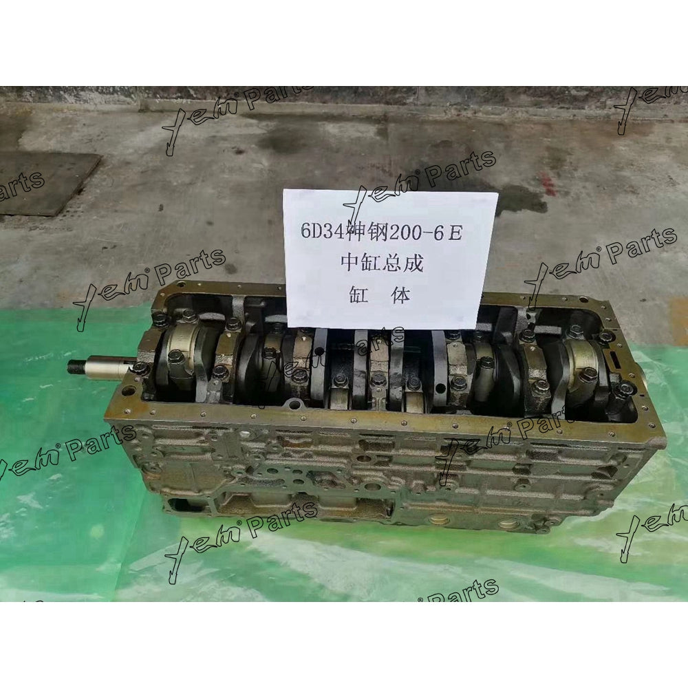 MITSUBISHI 6D34 CYLINDER BLOCK ASSEMBLY For Mitsubishi