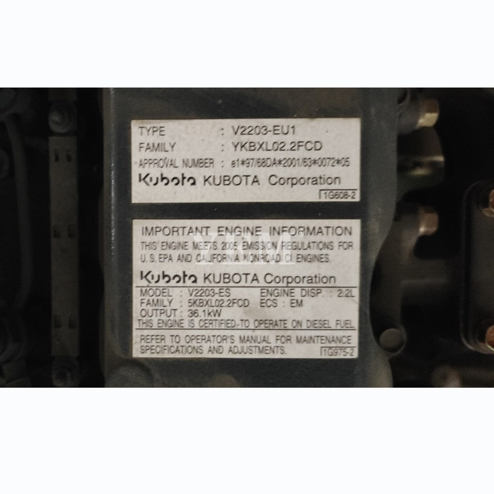 KUBOTA V2203 COMPLETE ENGINE ASSY For Kubota