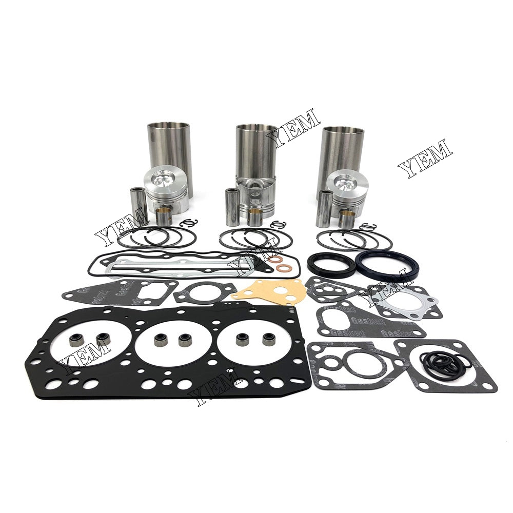 3TNC80 REPAIR KIT PISTON PISTON RING CYLINDER LINER FULL GASKET SET FOR YANMAR DIESEL ENGINE PARTS For Yanmar