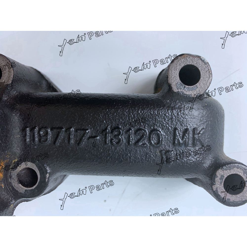 YANMAR 3TNV76 MANIFOLD, EXHAUST 119740-13100 3TNV76-HGE 3TNV76-GGE For Yanmar