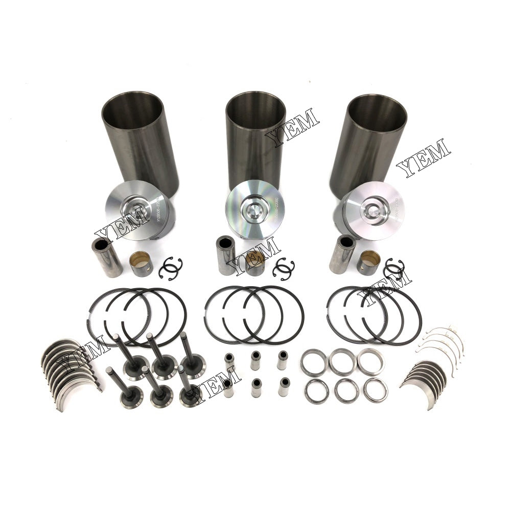 3TNV84 REPAIR KIT ANOTHER TYPE PISTON PISTON RING CYLINDER LINER BEARINGS VALVE GUIDE SEAT FOR YANMAR DIESEL ENGINE PARTS For Yanmar