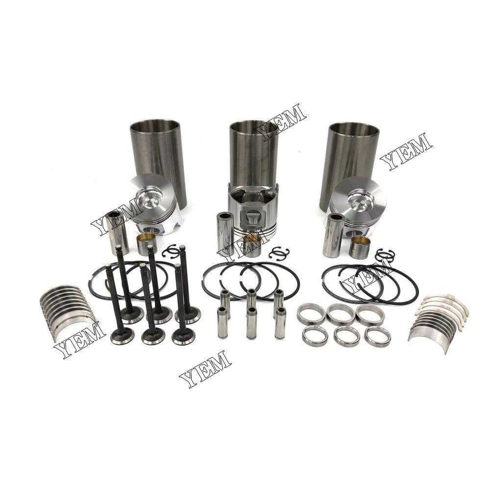 3TNV84 REPAIR KIT PISTON PISTON RING CYLINDER LINER BEARINGS VALVE GUIDE SEAT FOR YANMAR DIESEL ENGINE PARTS For Yanmar