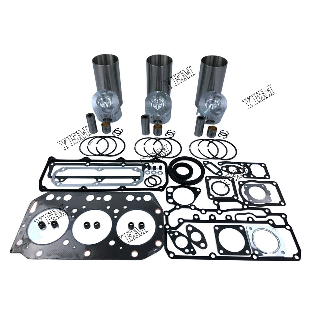 3TN100 3TNE100 LINER KIT PISTON+ PISTON RING + CYLINDER LINER+ BEARINGS+ FULL GASKET SET +VALVE SET FOR YANMAR DIESEL ENGINE PARTS For Yanmar