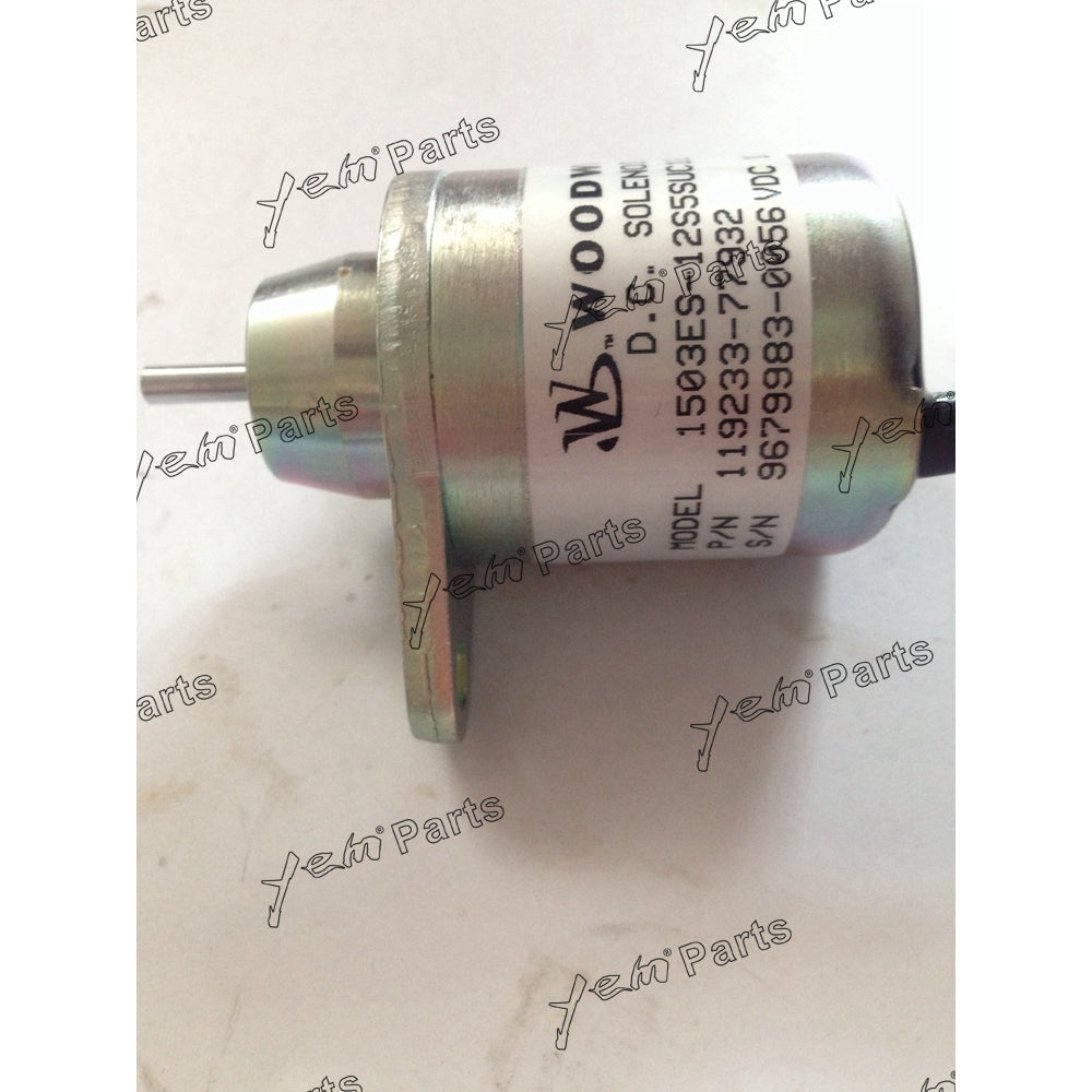 YANMAR 4TNE94 FUEL STOP SOLENOID 119233-77932 For Yanmar