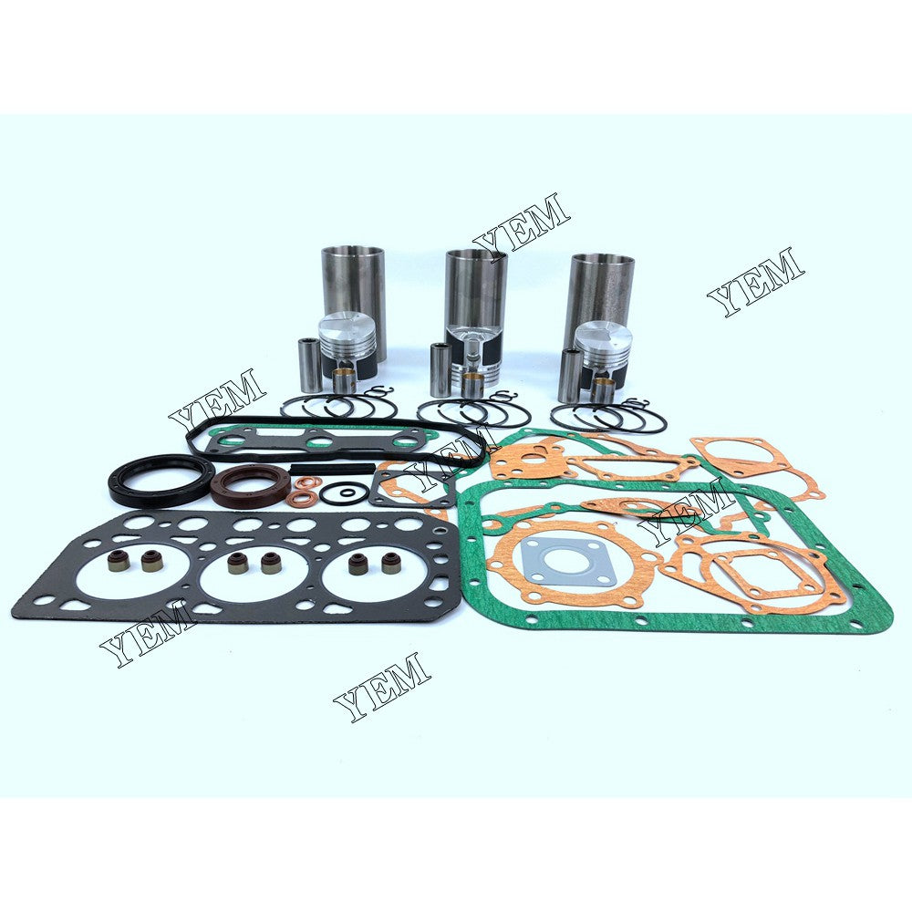 K3D REPAIR KIT PISTON PISTON RING CYLINDER LINER FULL GASKET SET FOR MITSUBISHI DIESEL ENGINE PARTS For Mitsubishi