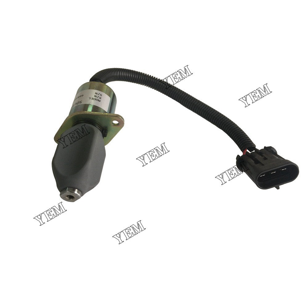 S150 S160 S175 S185 T190 751 753 763 773 FUEL SHUTOFF SOLENOID 6681513 12V FIT FOR KUBOTA DIESEL ENGINE PARTS For Kubota