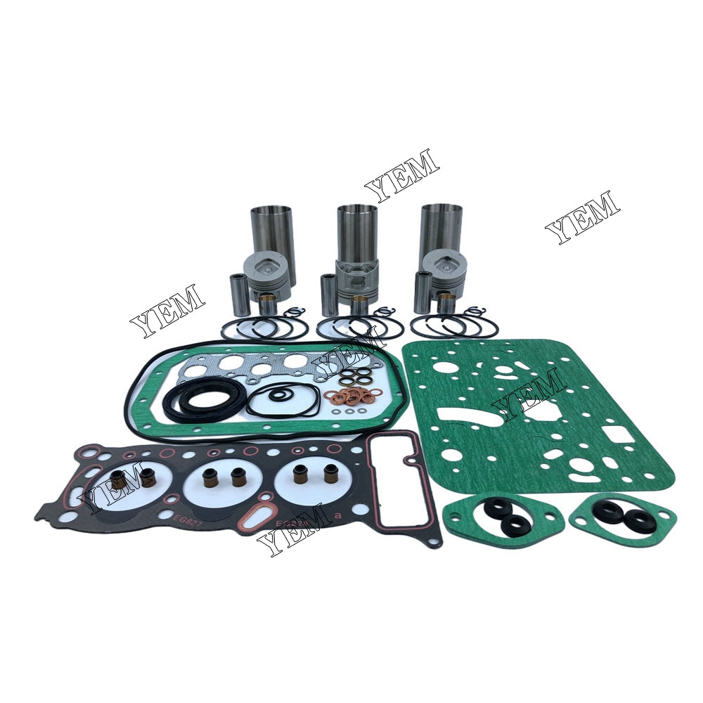 3KC1 REBUILD KIT PISTON SQUARE TYPE PISTON RING CYLINDER LINER GASKET SET FOR ISUZU DIESEL ENGINE PARTS For Isuzu