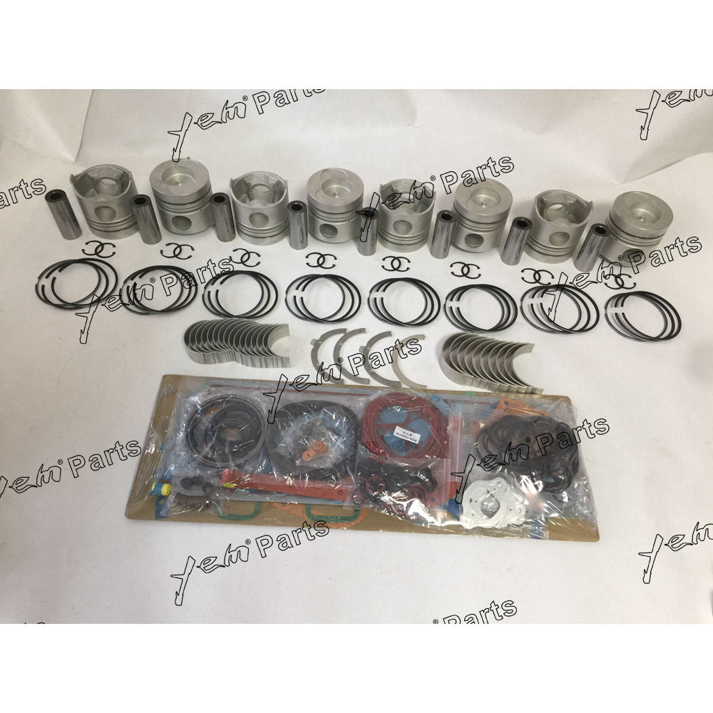 NISSAN RD8 OVERHAUL KIT WITH CYLINDER GASKET PISTON RING ENGINE BEARING For Nissan