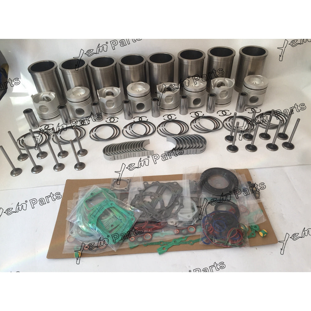 HINO EF750 OVERHAUL KIT WITH ENGINE BEARING VALVES CYLINDER GASKET SET For Hino