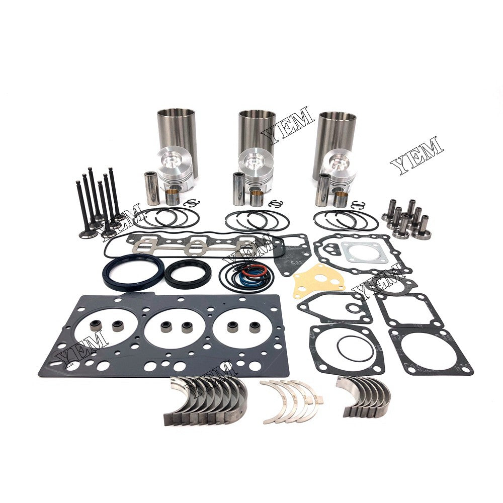 3TNA78 REPAIR KIT PISTON +PISTON RING + CYLINDER LINER + FULL GASKET SET + BEARINGS + VALVE SET FOR YANMAR DIESEL ENGINE PARTS For Yanmar