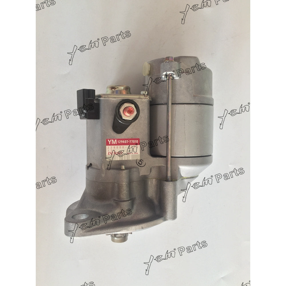 YANMAR 3TNV84 STARTER MOTOR 129407-77010-XW For Yanmar