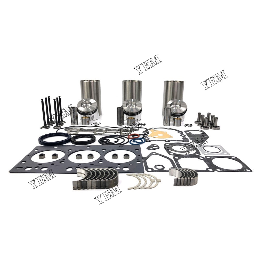 3TNB78 REPAIR KIT PISTON +PISTON RING + CYLINDER LINER + FULL GASKET SET + BEARINGS + VALVE SET FOR YANMAR DIESEL ENGINE PARTS For Yanmar