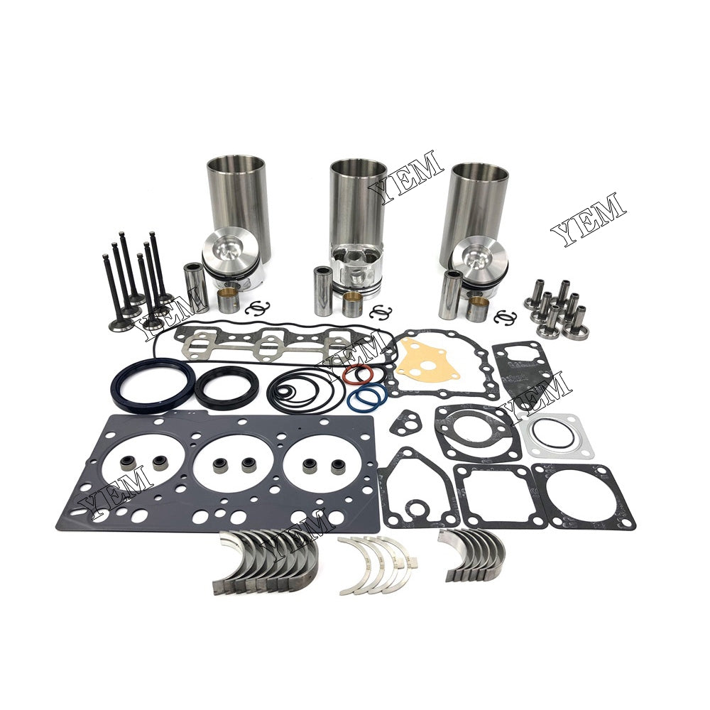 3TNB78 REPAIR KIT PISTON +PISTON RING + CYLINDER LINER + FULL GASKET SET + BEARINGS + VALVE SET FOR YANMAR DIESEL ENGINE PARTS For Yanmar