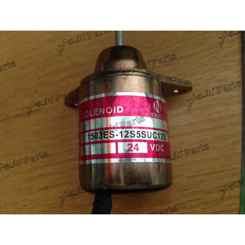 1503ES-12S5SUC12S FUEL STOP SOLENOID 24V FOR EXCAVATOR ENGINE PARTS