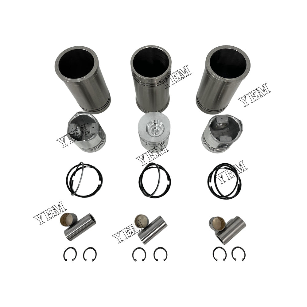 For JAC 3pcs TY395 Overhaul Kit Liner Piston With Ring diesel engine parts YEMPARTS