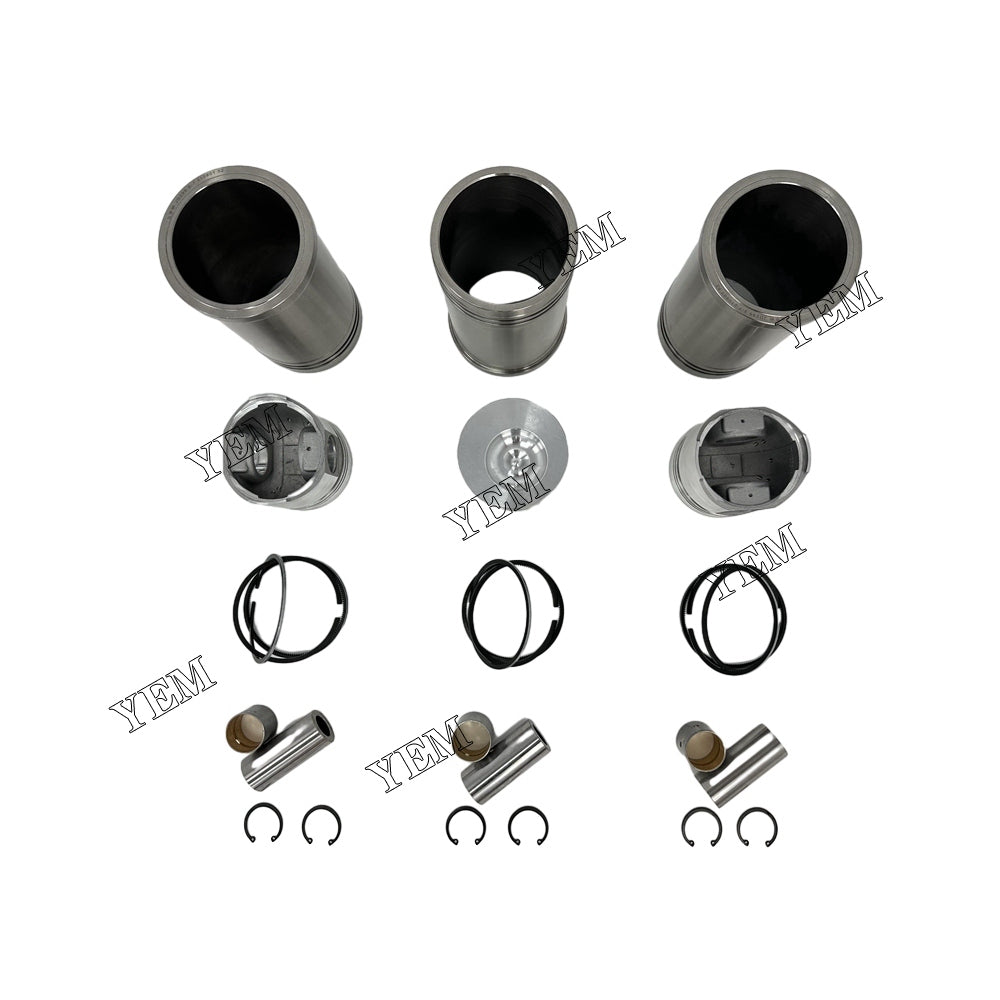 For JAC 3pcs TY395 Overhaul Kit Liner Piston With Ring diesel engine parts YEMPARTS