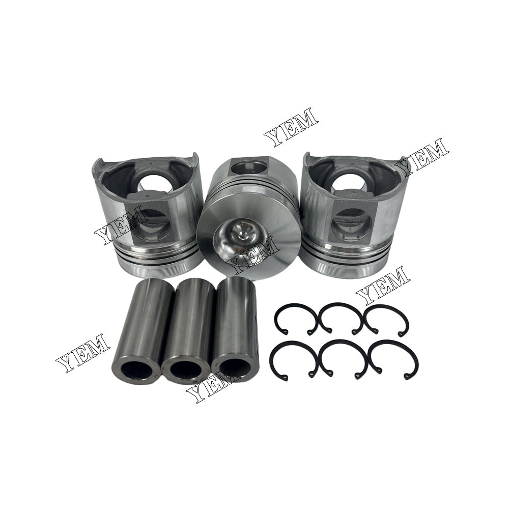 For JAC 3pcs TY395 Piston & Pin & Snap STD diesel engine parts YEMPARTS