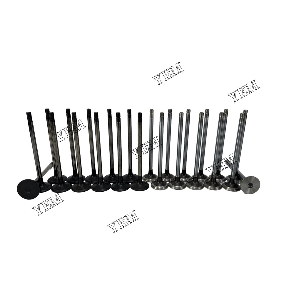 For Isuzu 12 pcs 6WG1 Intake Exhaust Valve diesel engine parts YEMPARTS