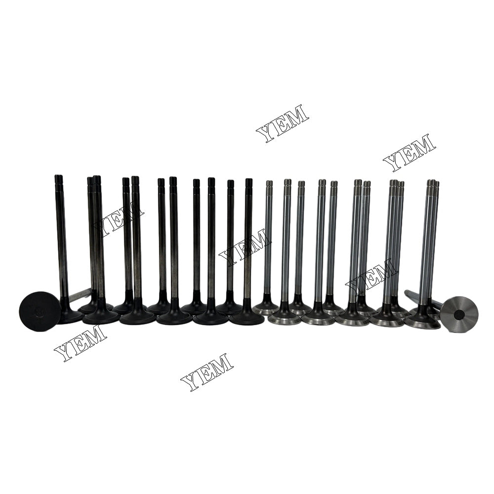 For Isuzu 12 pcs 6WG1 Intake Exhaust Valve diesel engine parts YEMPARTS