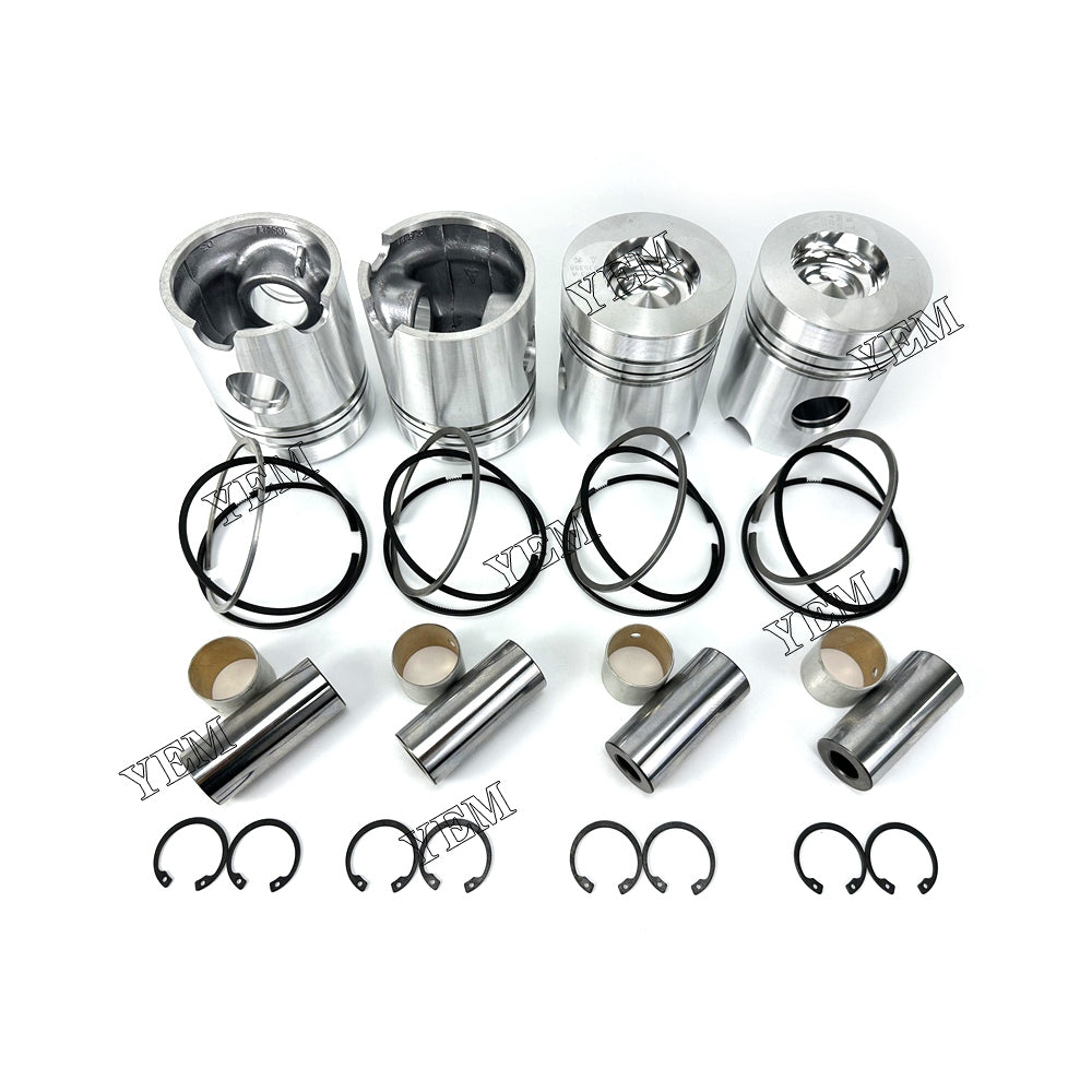 For Deutz 4 pcs F4L912 Piston With Rings 4231726 diesel engine parts