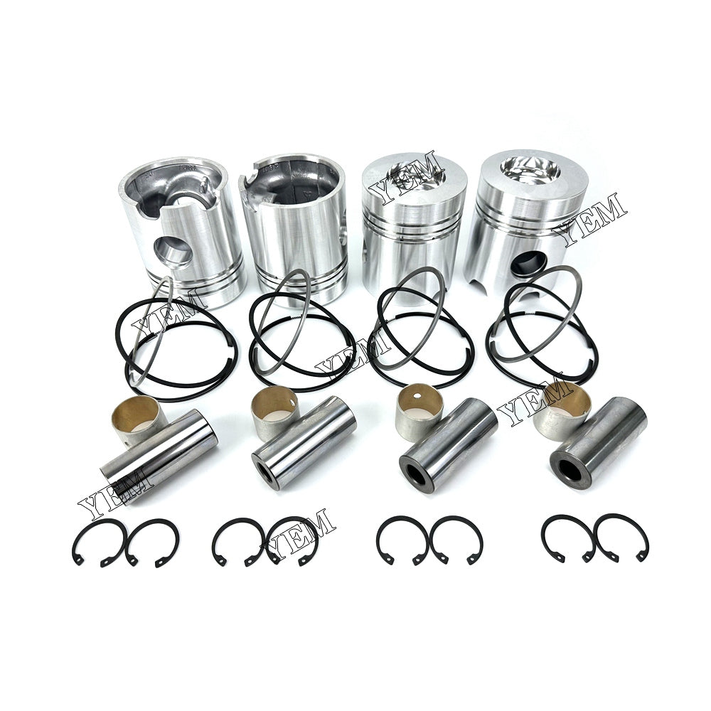 For Deutz 4 pcs F4L912 Piston With Rings 4231726 diesel engine parts