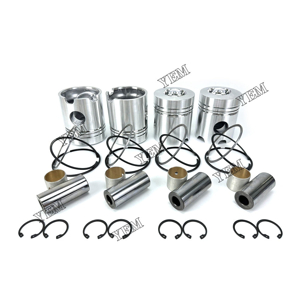 For Deutz 4 pcs F4L912 Piston With Rings 4231726 diesel engine parts