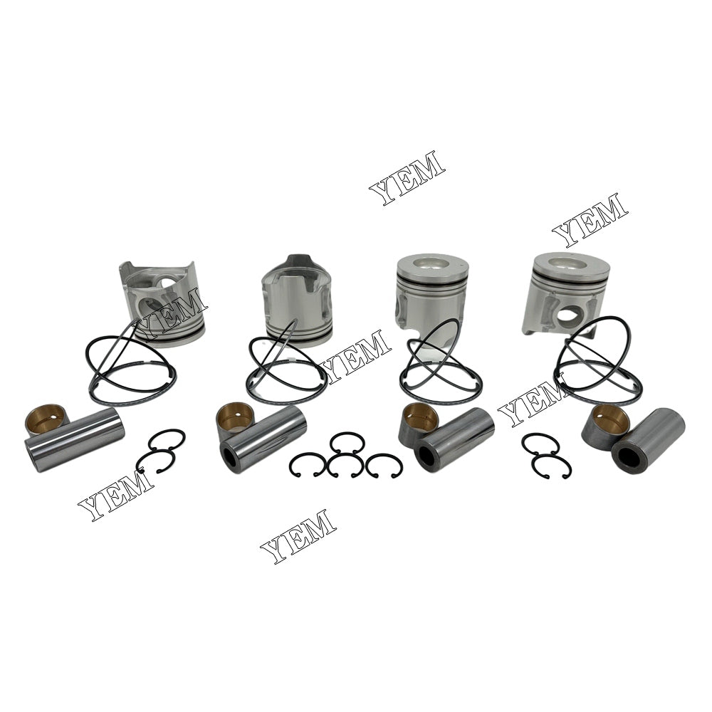 For Hyundai 4 pcs D4DA Piston With Rings diesel engine parts