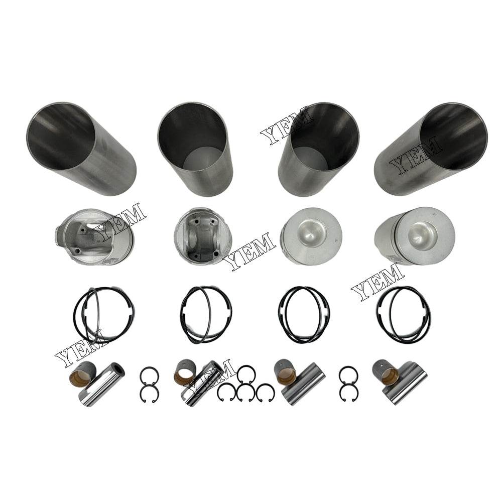 For Hyundai 4 pcs D4DA Overhaul Kit Liner Piston With Ring diesel engine parts