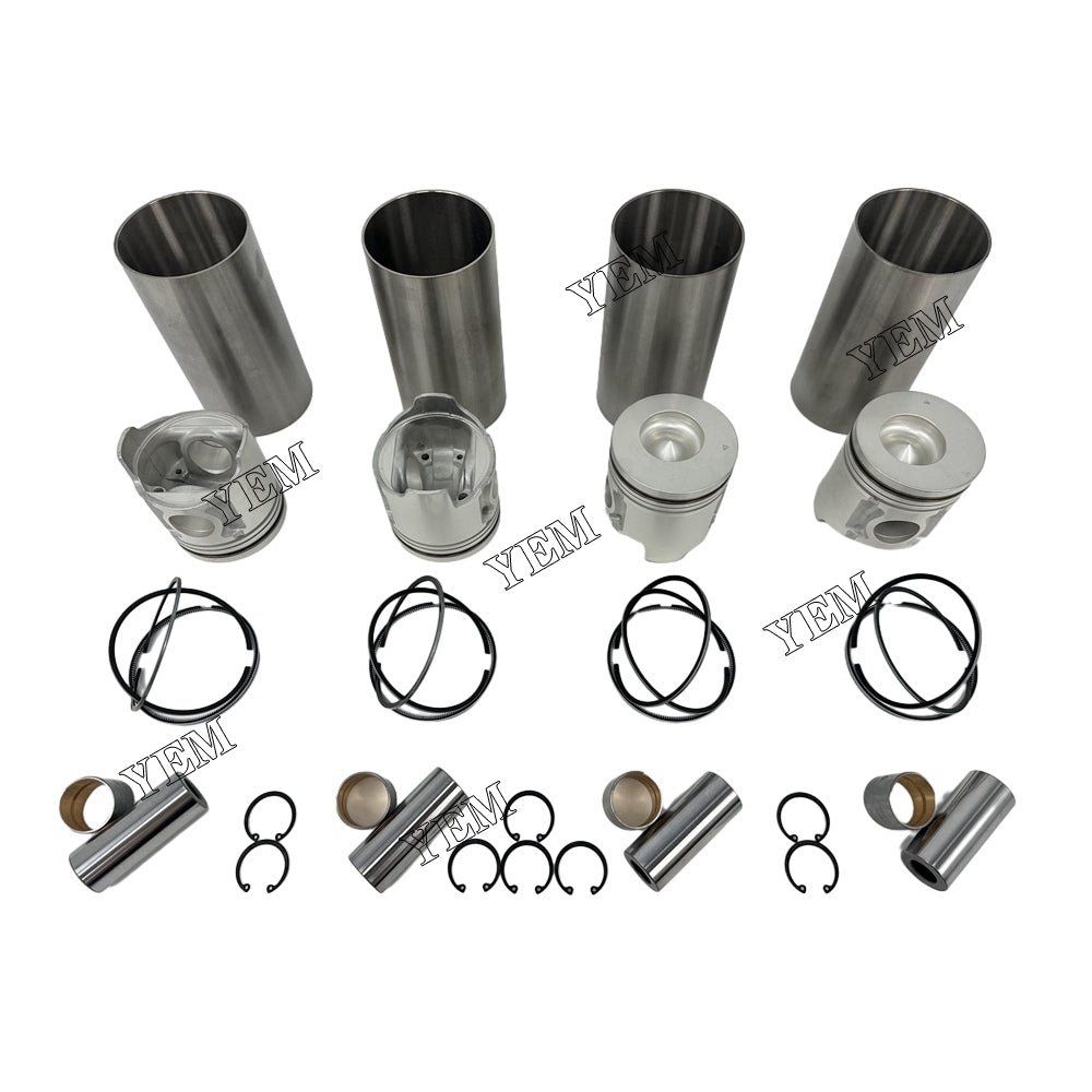 For Hyundai 4 pcs D4DA Overhaul Kit Liner Piston With Ring diesel engine parts