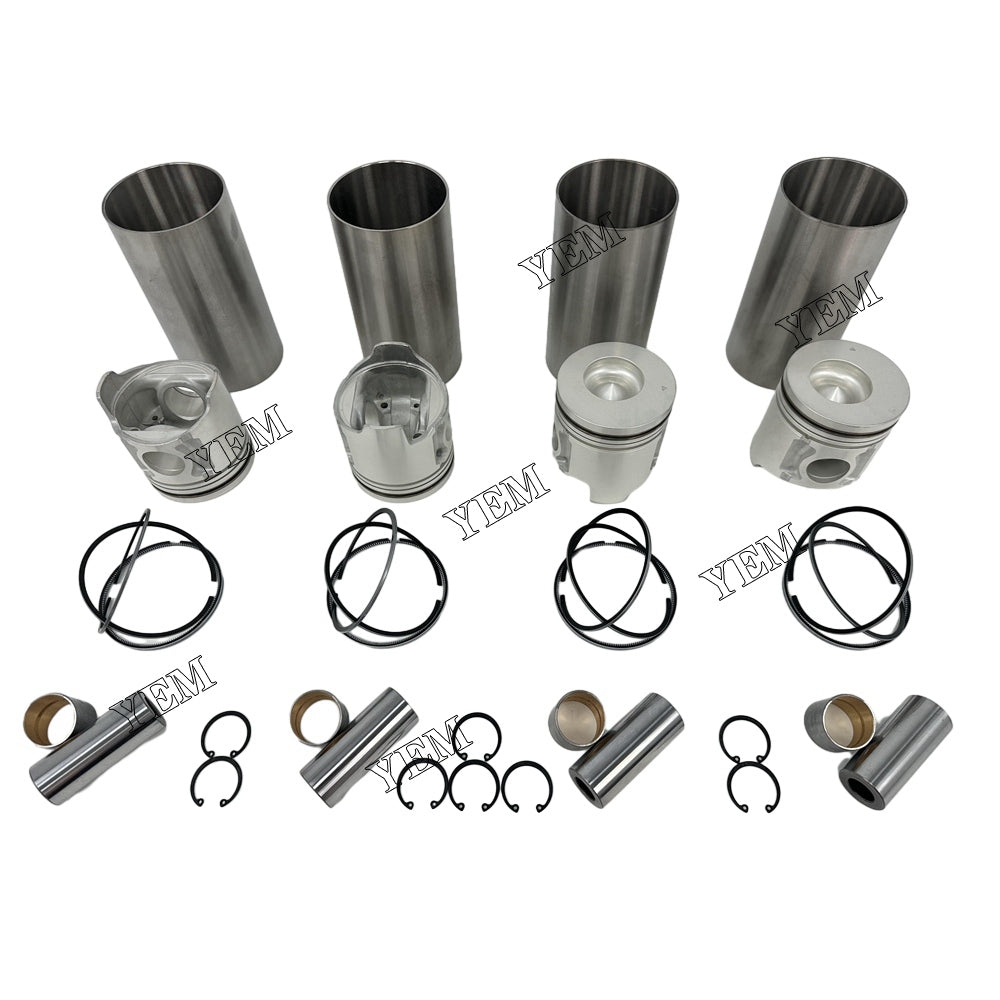 For Hyundai 4 pcs D4DA Overhaul Kit Liner Piston With Ring diesel engine parts