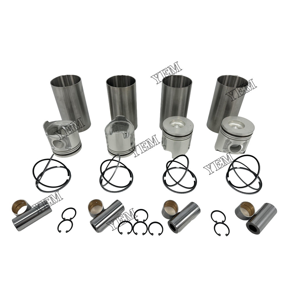 For Hyundai 4 pcs D4DA Overhaul Kit Liner Piston With Ring diesel engine parts