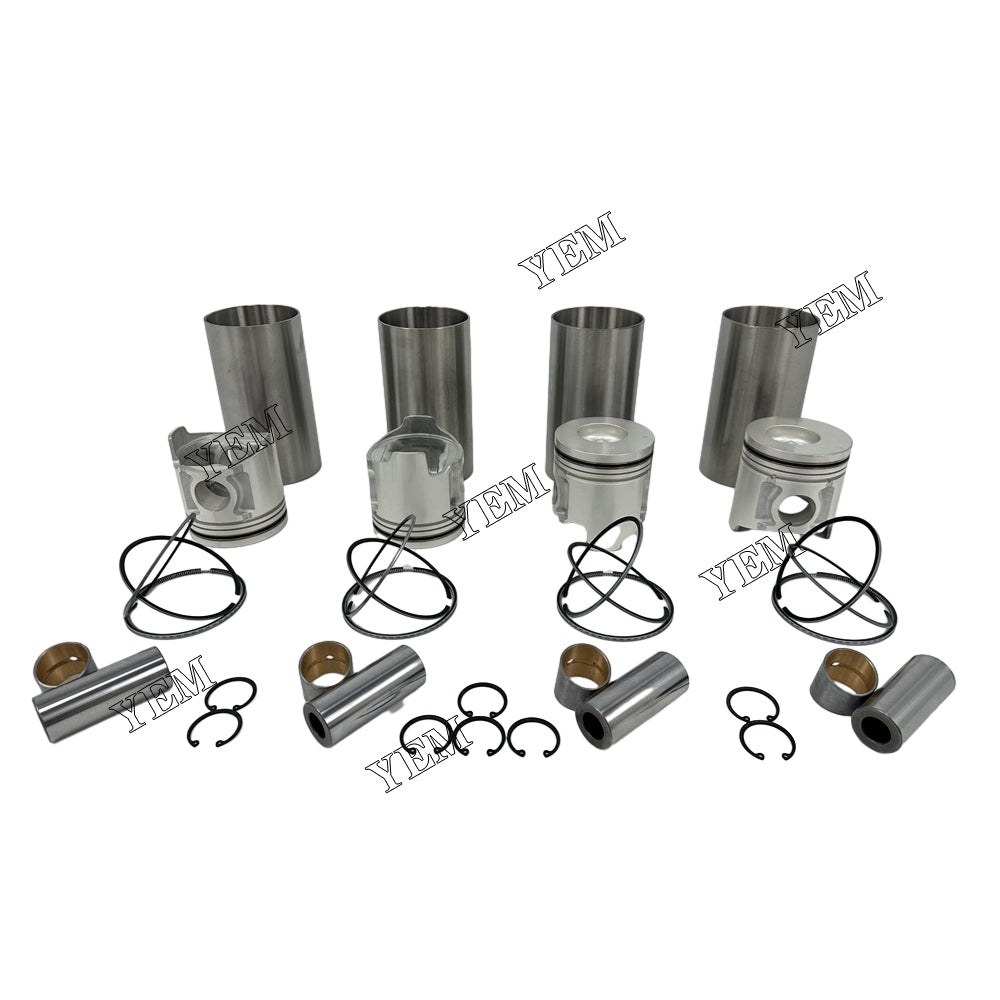 For Hyundai 4 pcs D4DA Overhaul Kit Liner Piston With Ring diesel engine parts