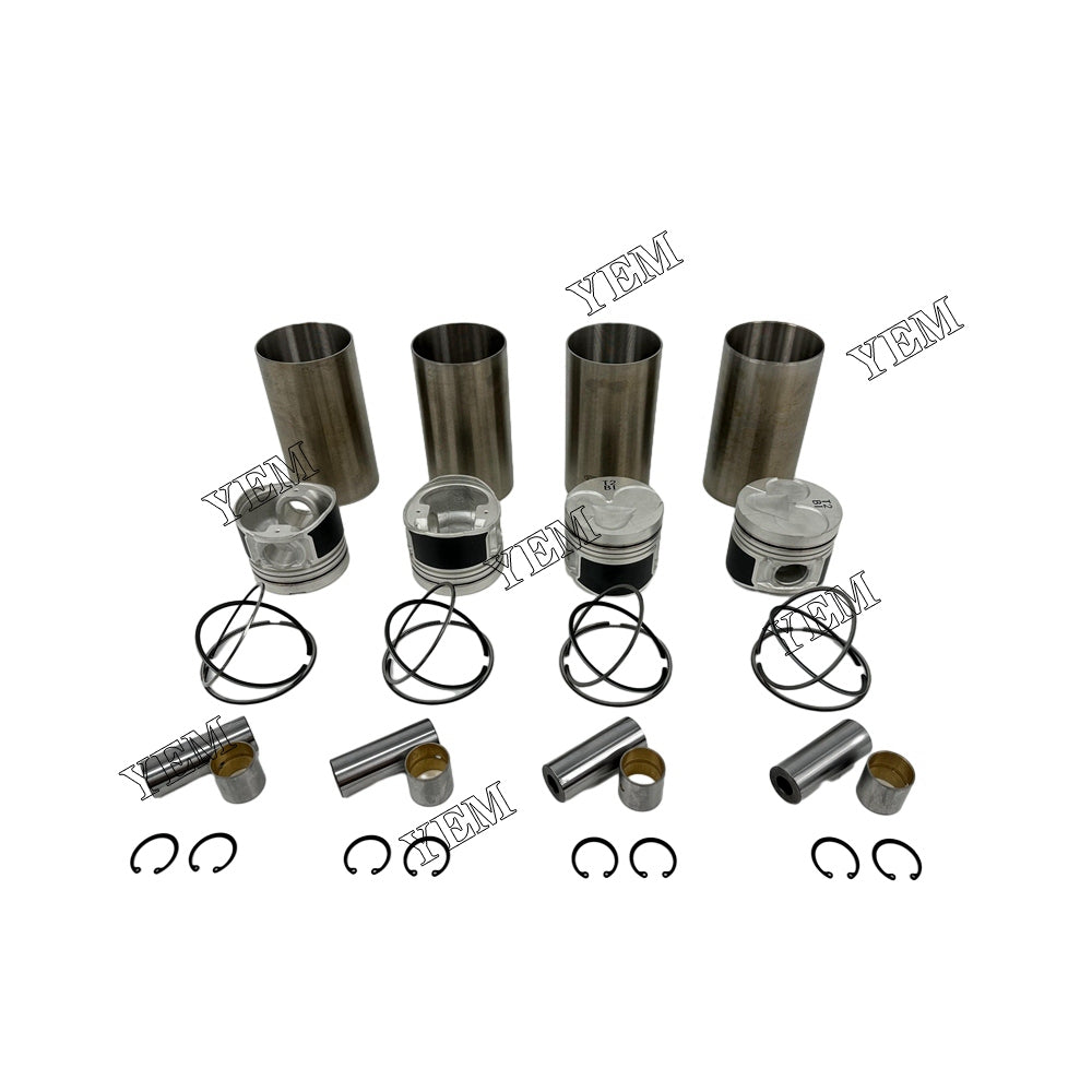 For Hyundai 4 pcs D4BB Overhaul Kit Liner Piston With Ring diesel engine parts