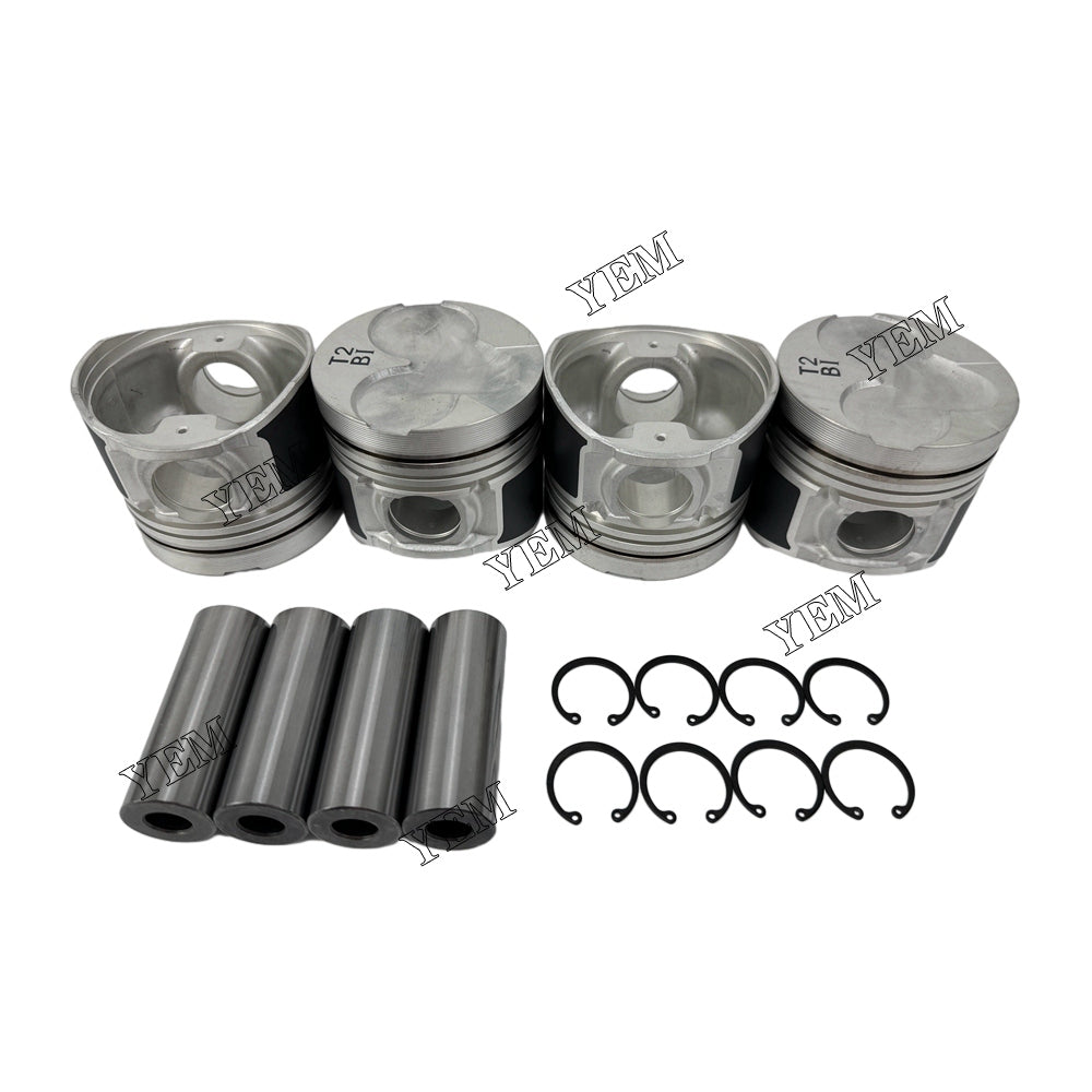 For Hyundai 4 pcs D4BA Piston & Pin & Snap STD diesel engine parts