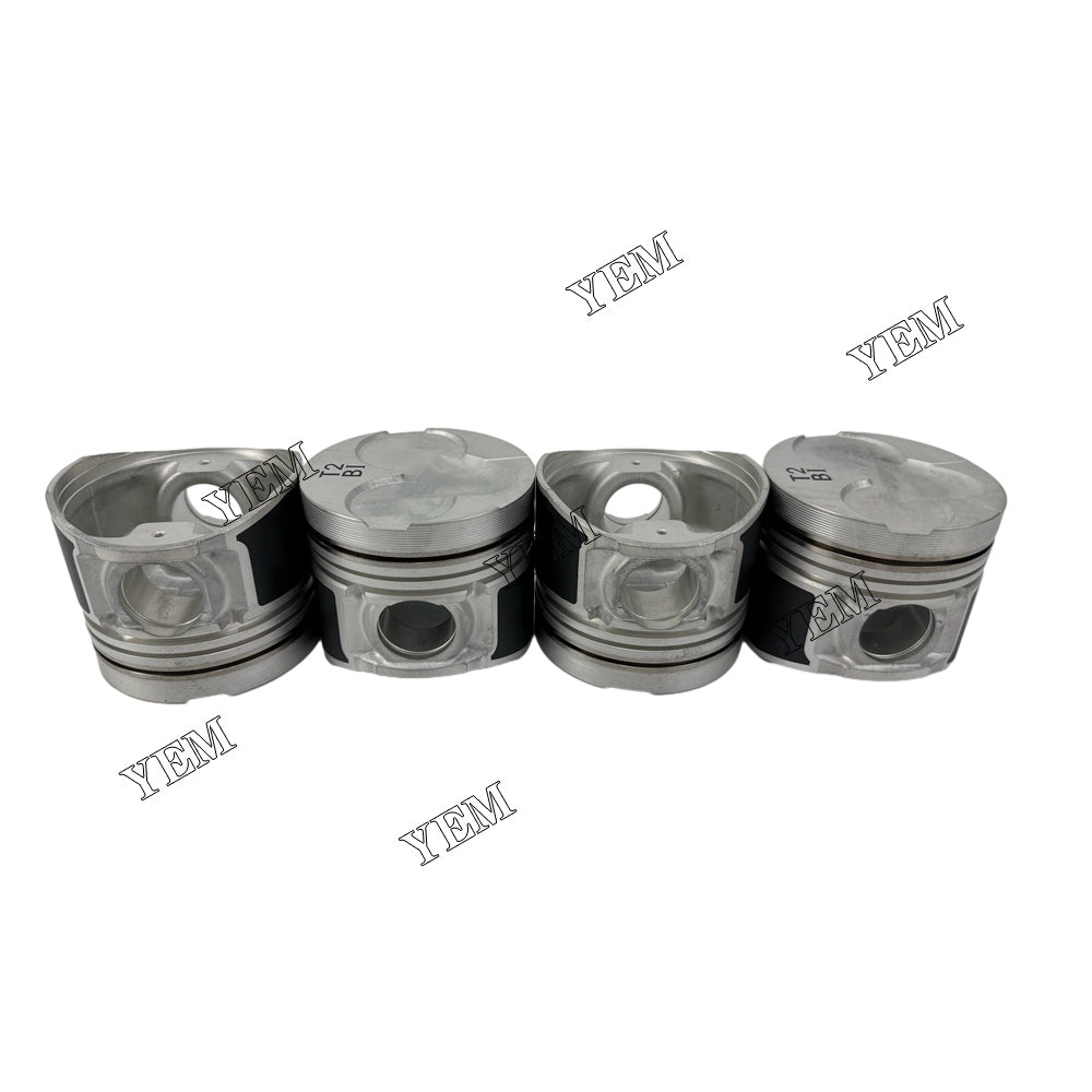 For Hyundai 4 pcs D4BA Piston & Pin & Snap STD diesel engine parts