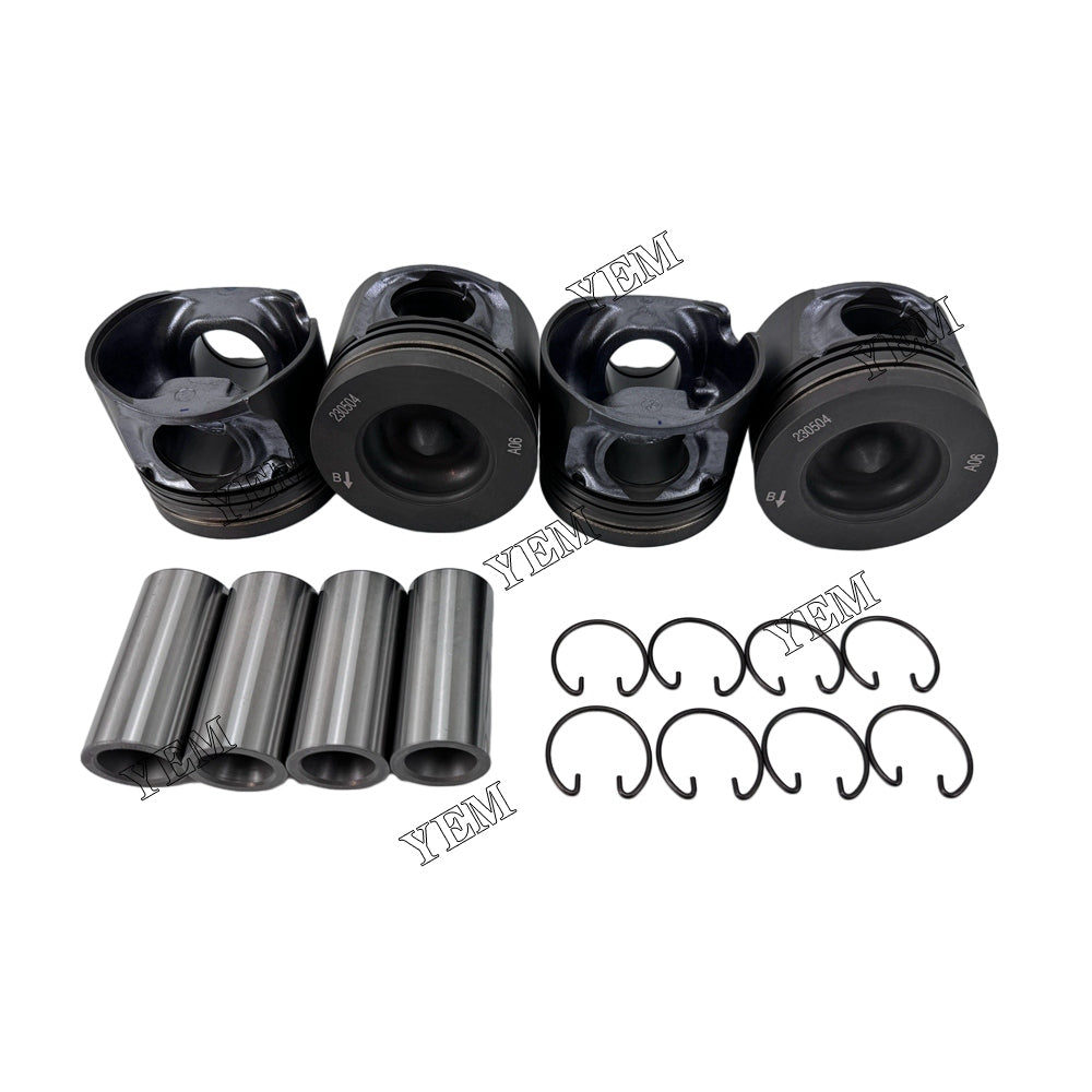 For JAC 4 pcs HFC4DE1 Piston & Pin & Snap STD diesel engine parts