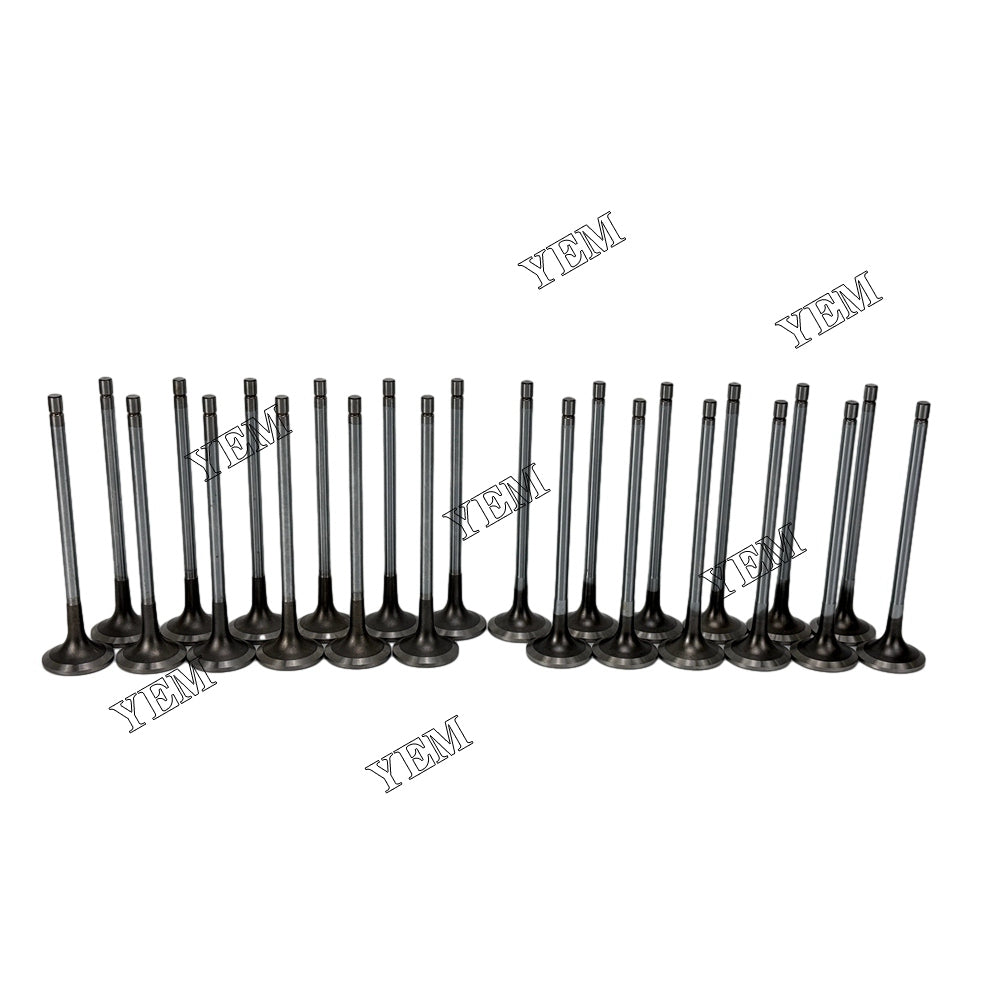 For Cummins 12 pcs QSK60 Intake Exhaust Valve diesel engine parts