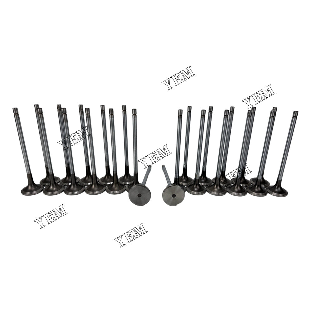 For Cummins 12 pcs QSK60 Intake Exhaust Valve diesel engine parts