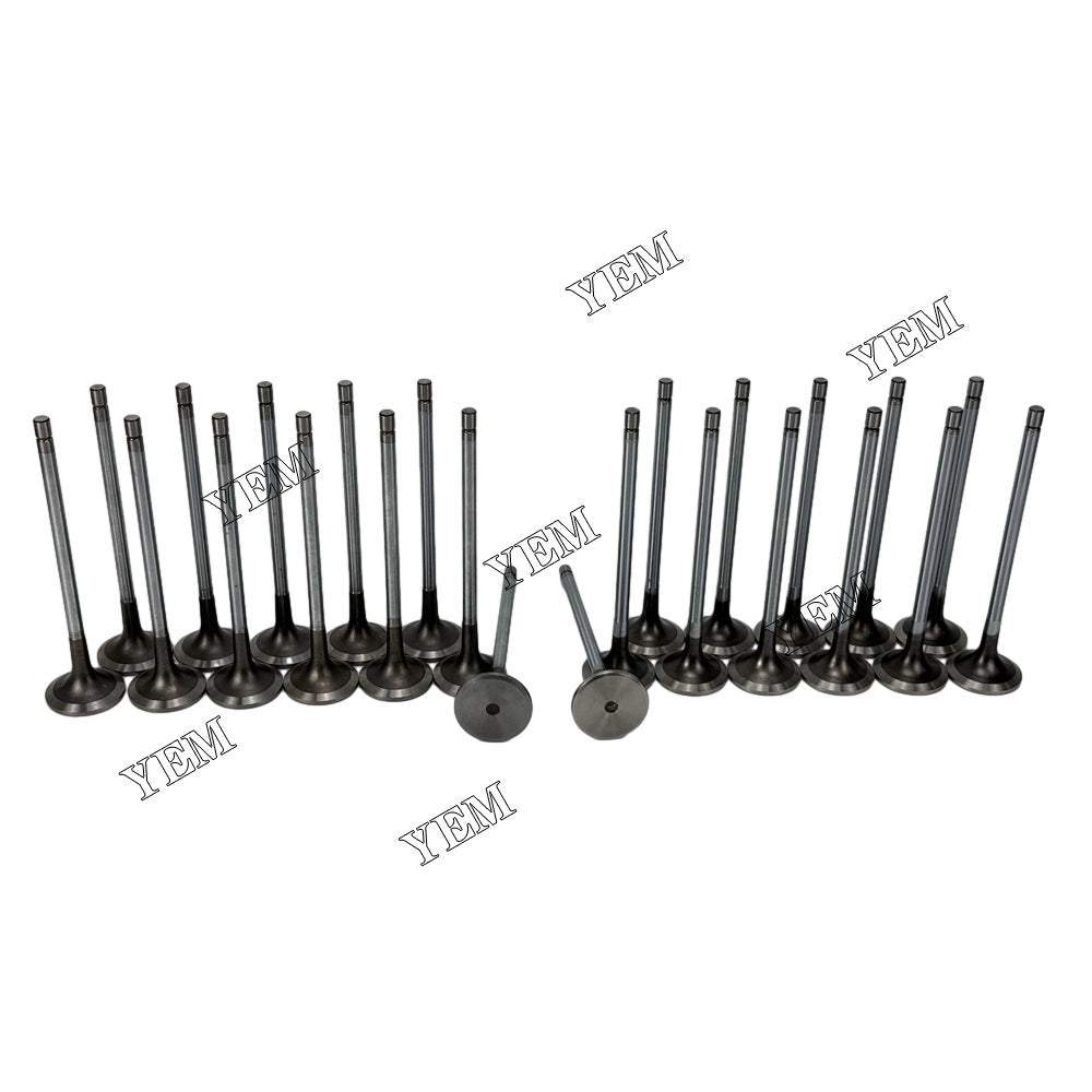 For Cummins 12 pcs QSK60 Intake Exhaust Valve diesel engine parts